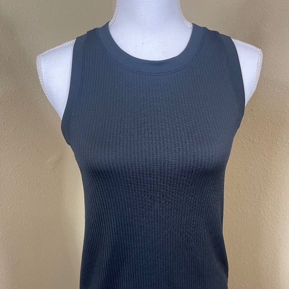 Calla Tops - Calla  ribbed black tank top size medium